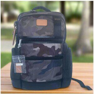 TUMI Parrish Backpack Khaki Camo Ballistic Nylon 16" Laptop